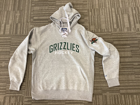 Hoodie Lace Athletic Grey